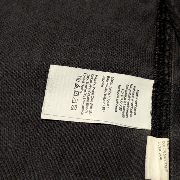 Madewell Charcoal Denim Shirt - Picture 7 of 7